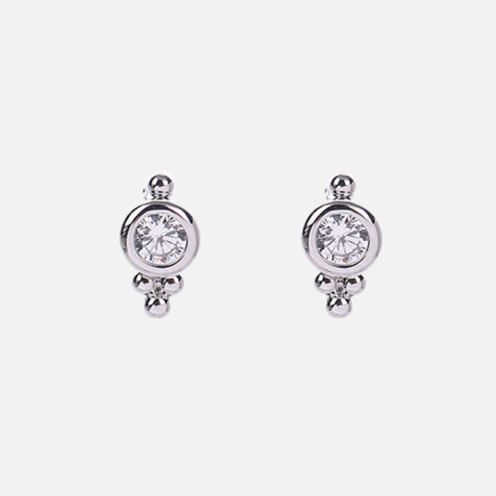 Luna crystal studs