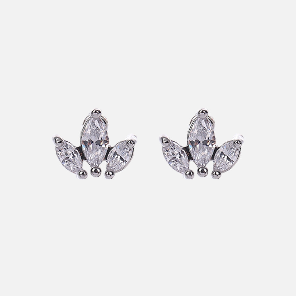 Crystal Crown Stud