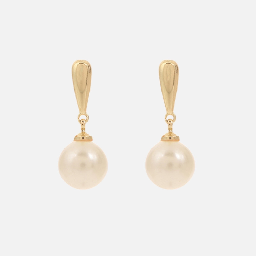 Lyse Pearl Medium Gold