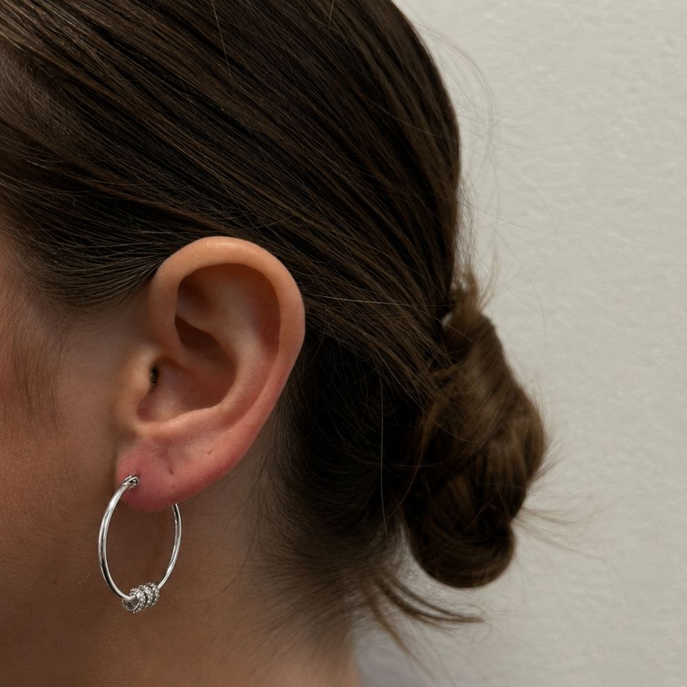 Giselle hoops Silver
