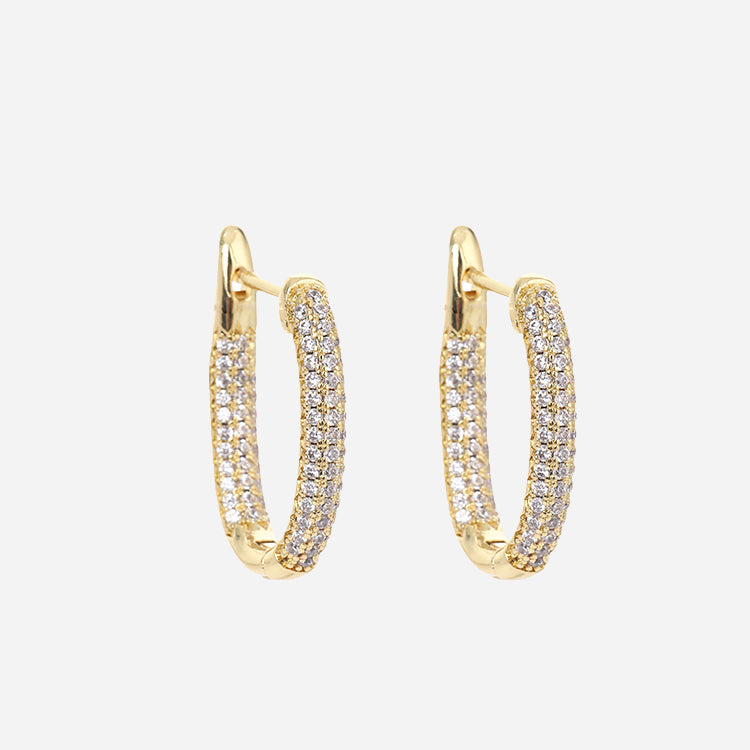 Solene hoops gold