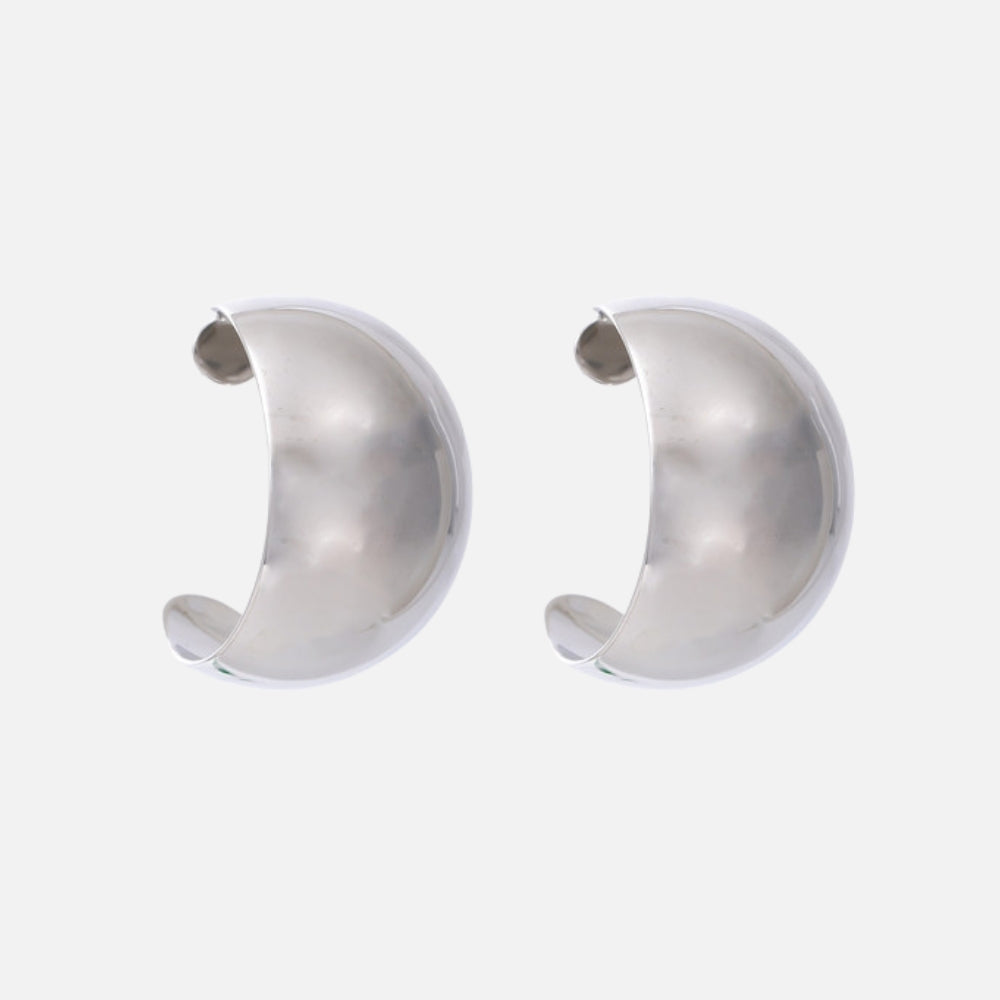 Mave Hoops Silver