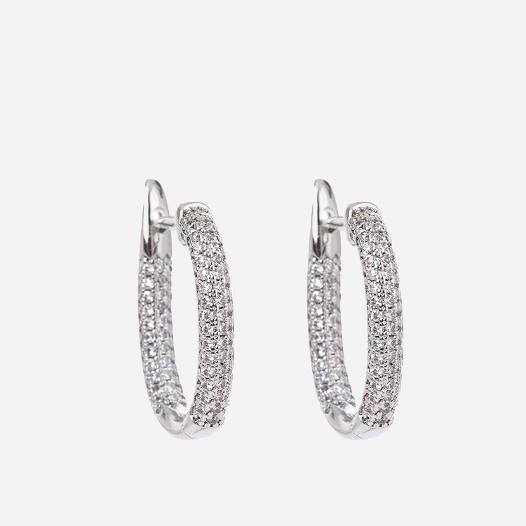 Solene hoops silver