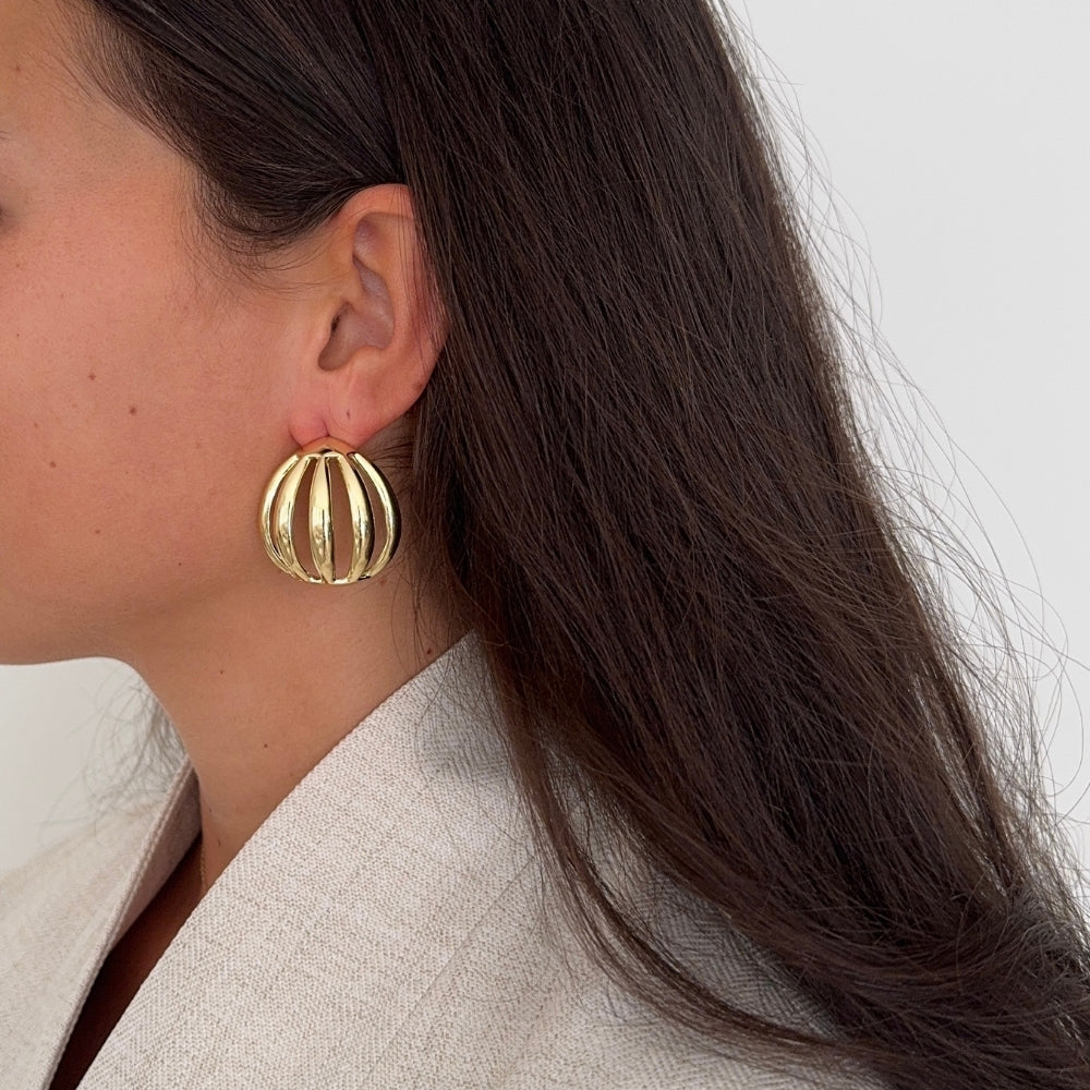 Valentina Hoop Statement Earrings