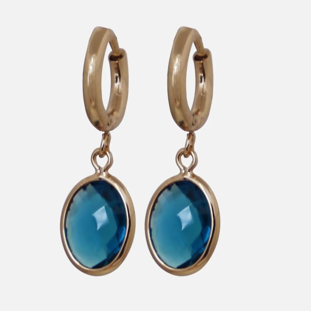 Satin Shine Hangers Blue