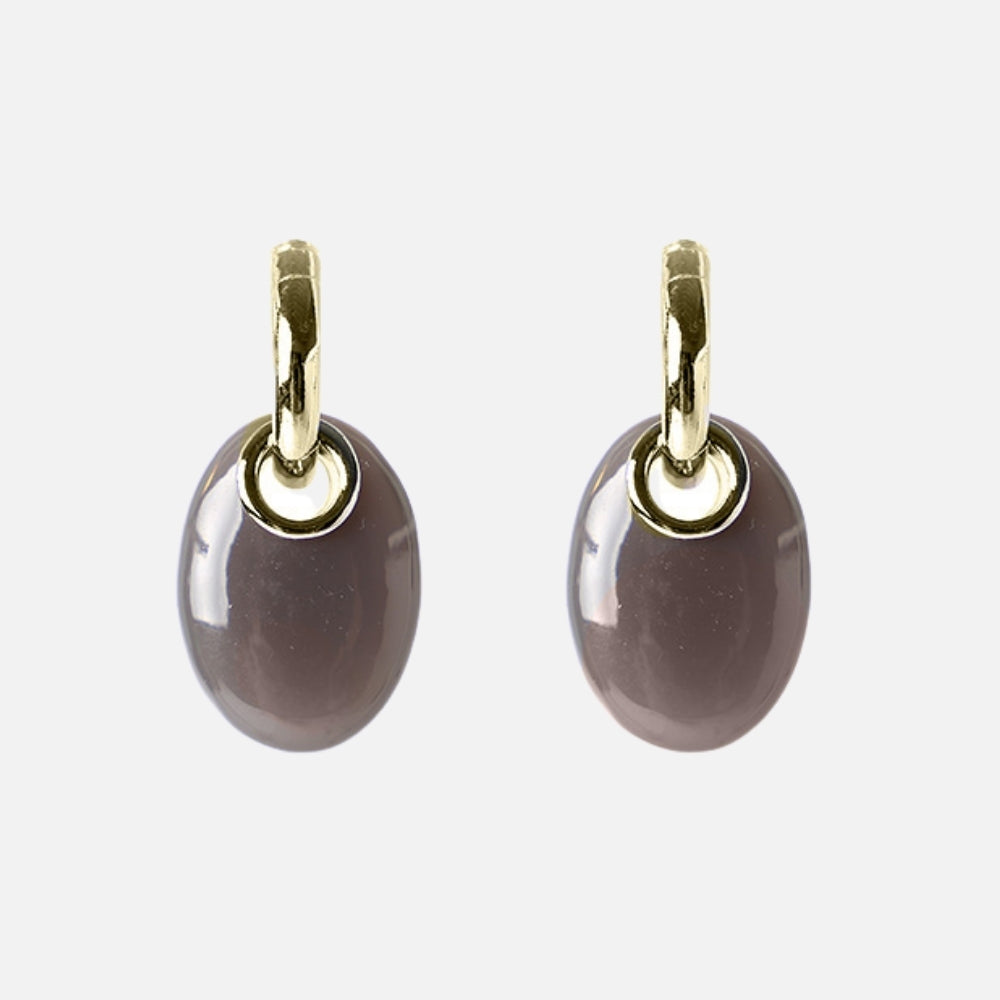 Mocha Drop Earrings