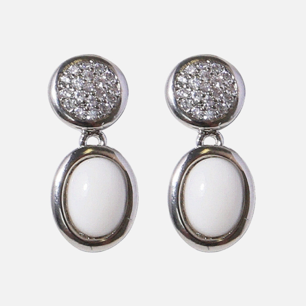 Shimmering Ivory Pendants