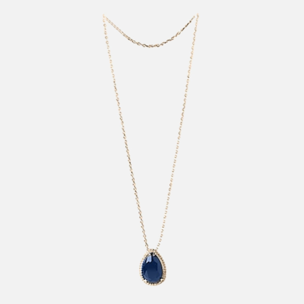 Elly Crystal Blue Necklace