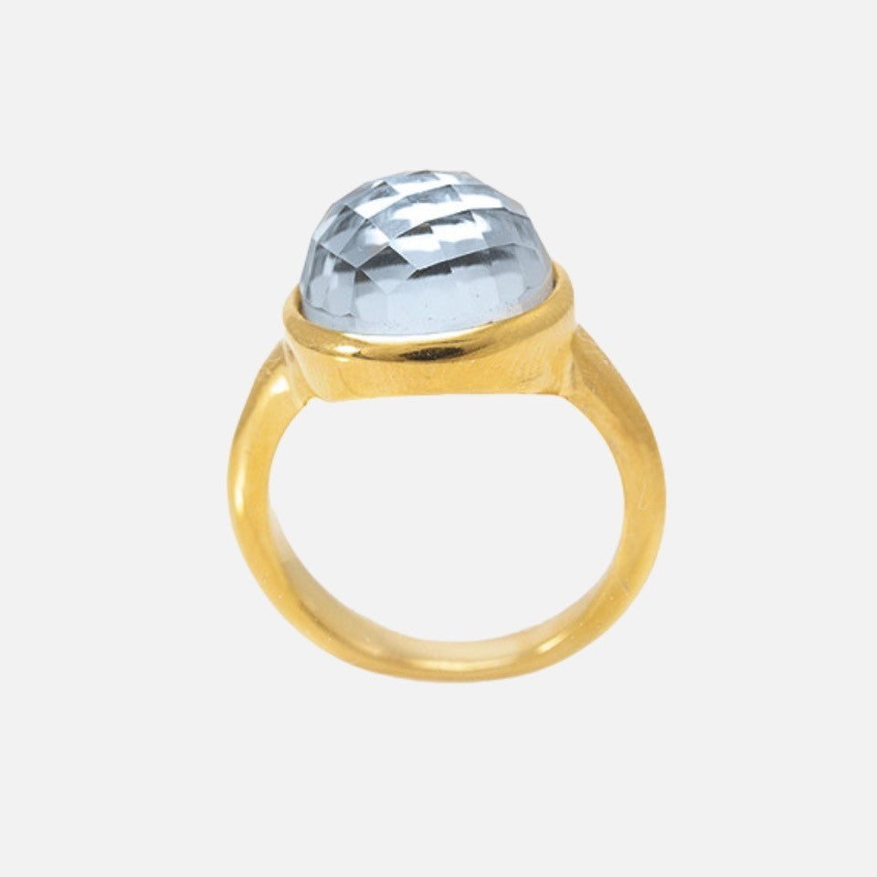 Golden Orb Ring Groß