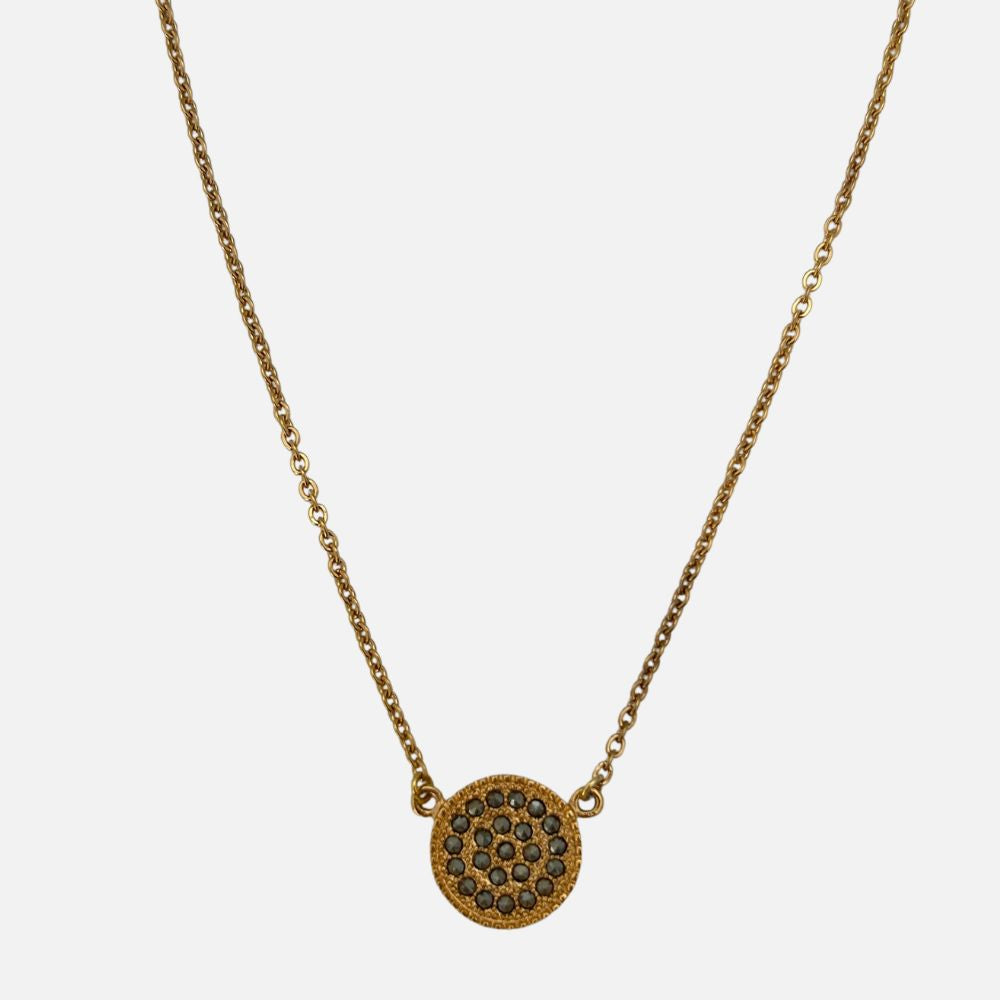 Midnight Sparkle Gold Necklace