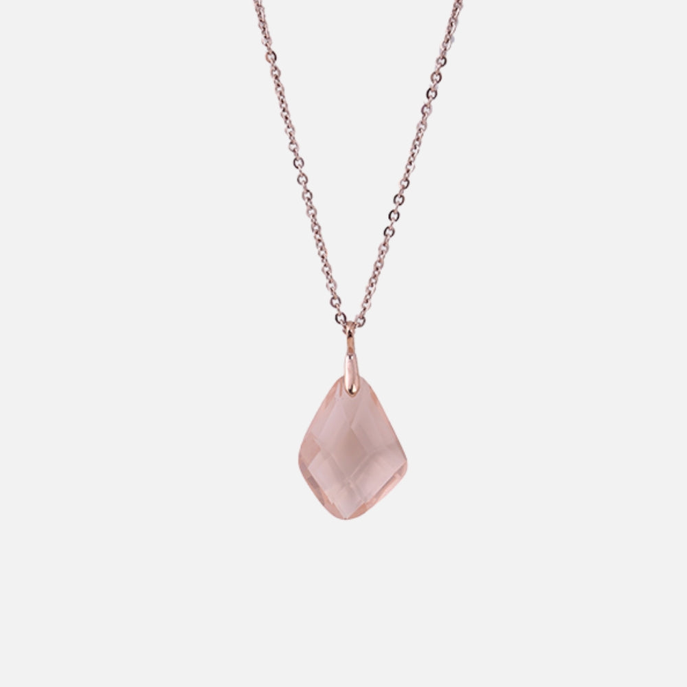 Champagne Glow Statement Necklace