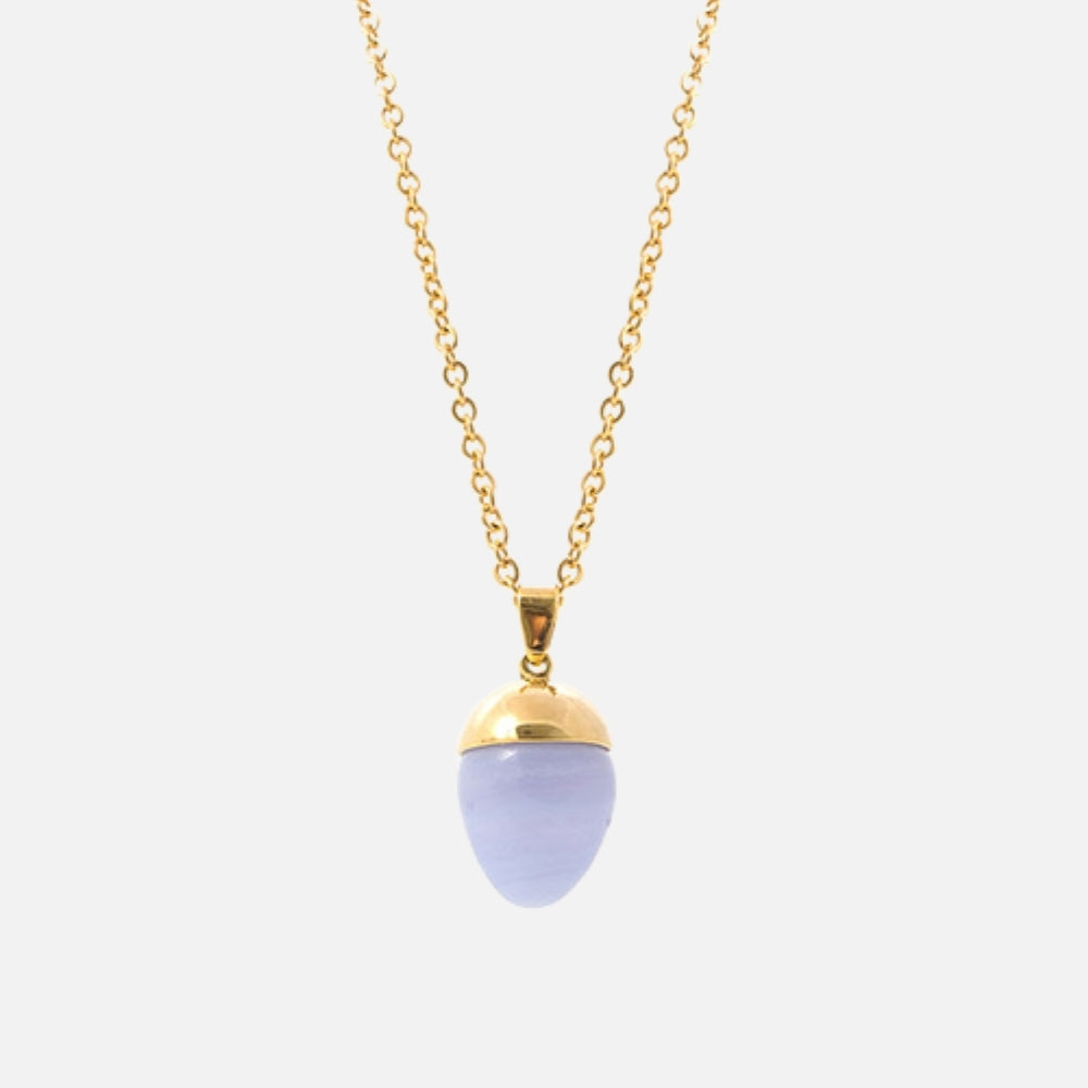 Dusk Halskette Gold Blau