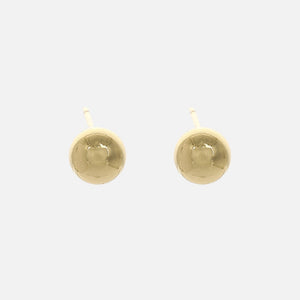 Sphere studs gold extra small