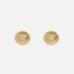 Sphere studs gold small
