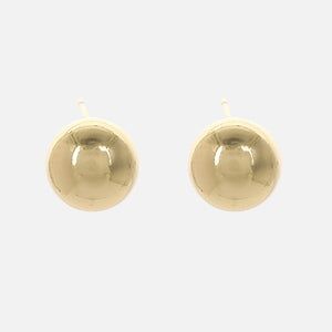 Sphere studs gold medium