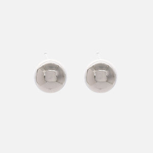 Sphere studs silver medium