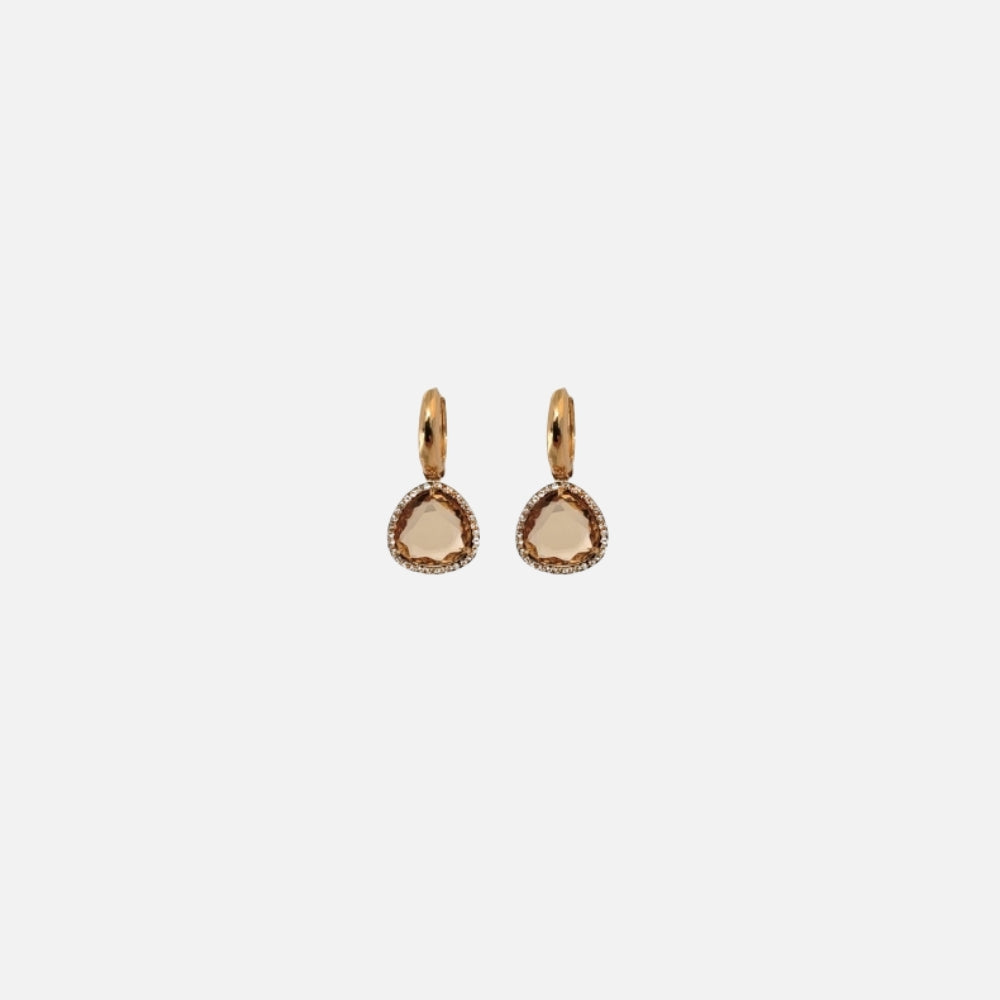 Eliana Champagne Earrings
