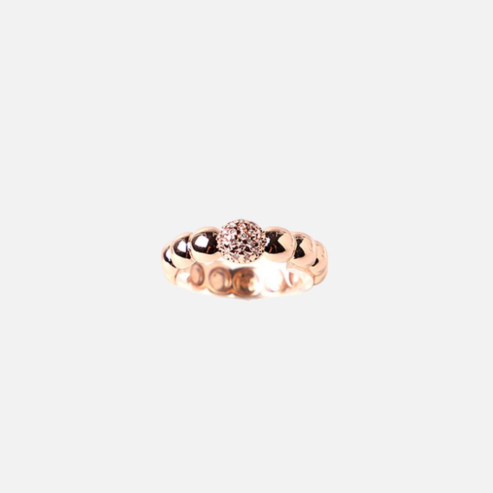 Sparkle Bead Rosé Ring