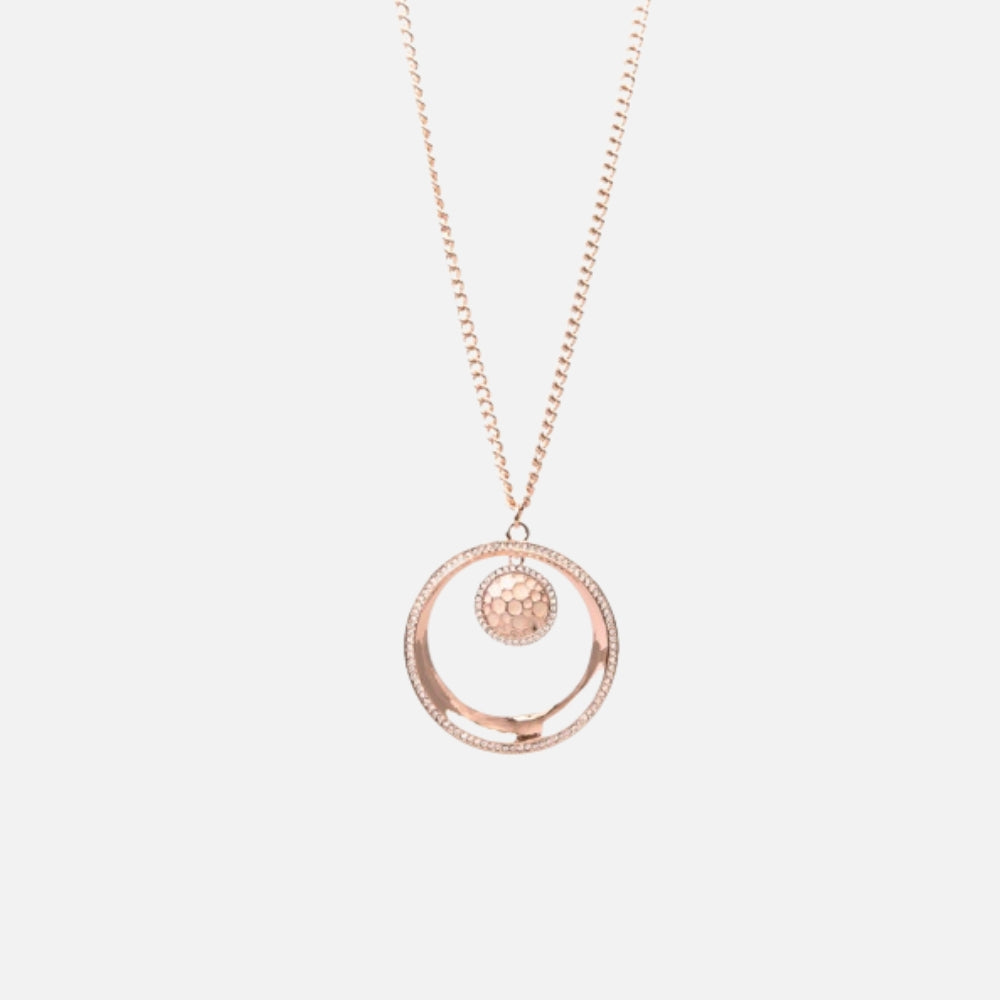 Crystal Shimmer Rosé Necklace