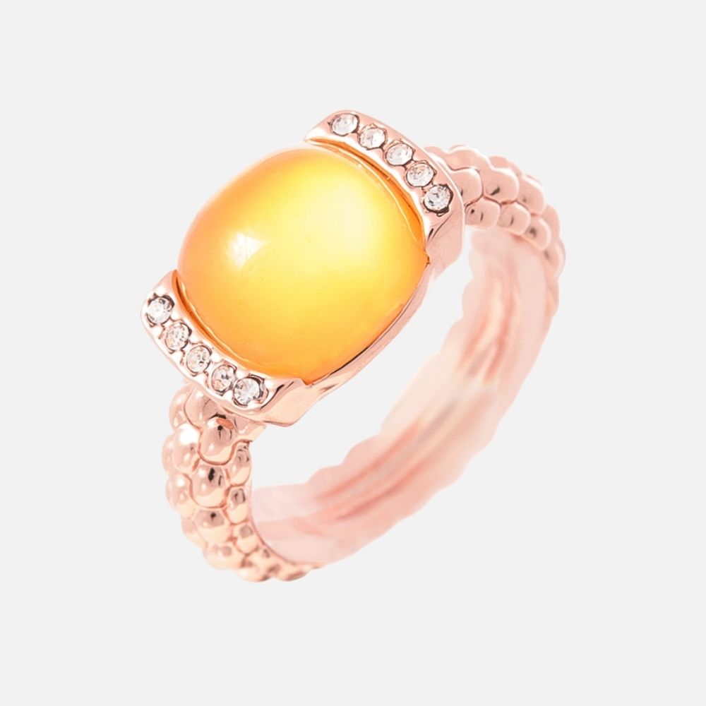 Skye Rose Brown Ring Large