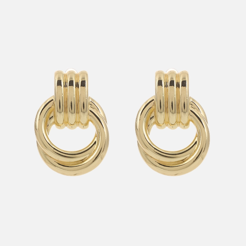Monroe Gold Statement Earrings