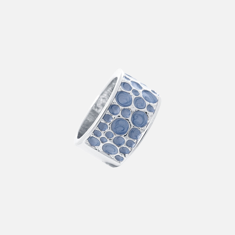 Aria Ring Silber Blau Klein