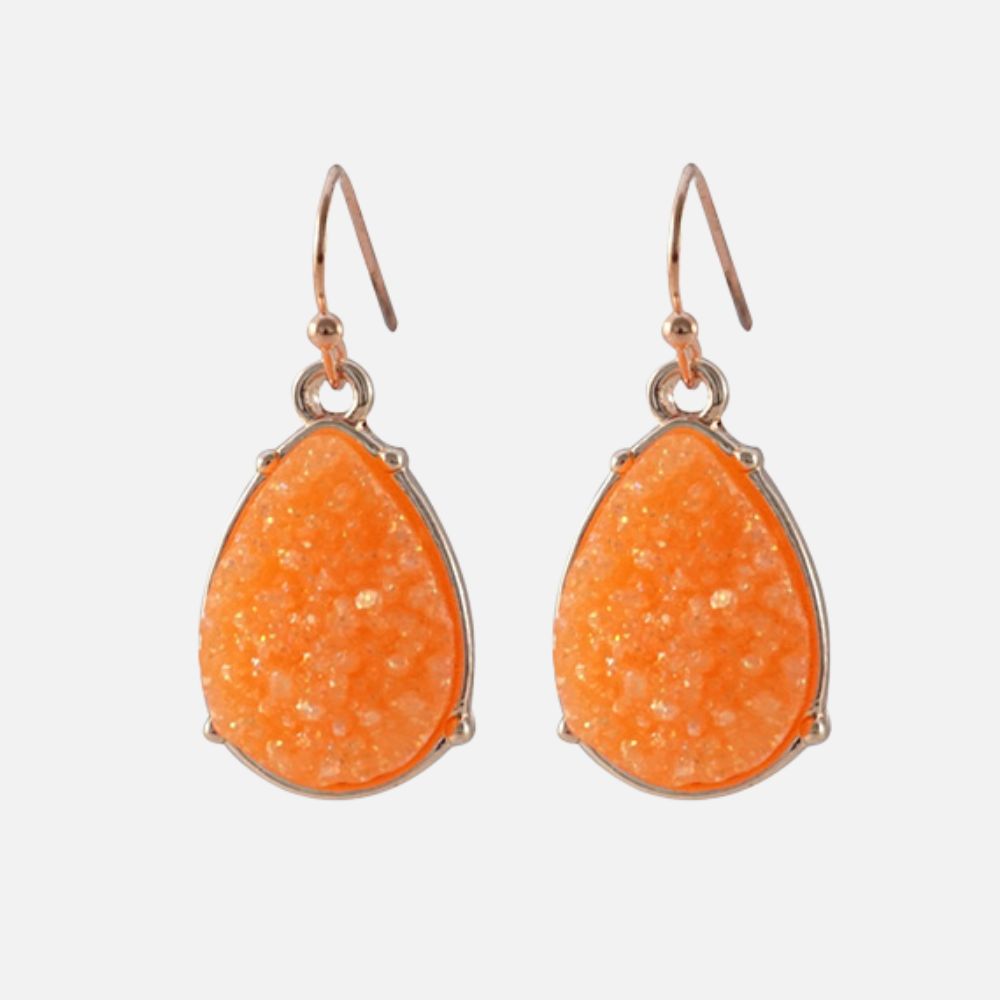 Rose Vieled Gem Drip Orange