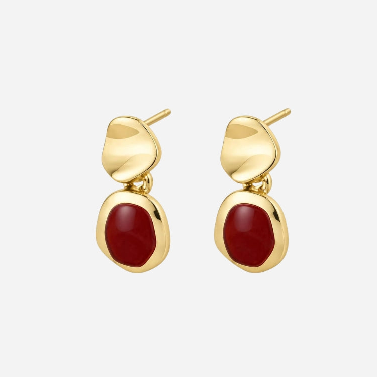 Tess  Burgundy Red