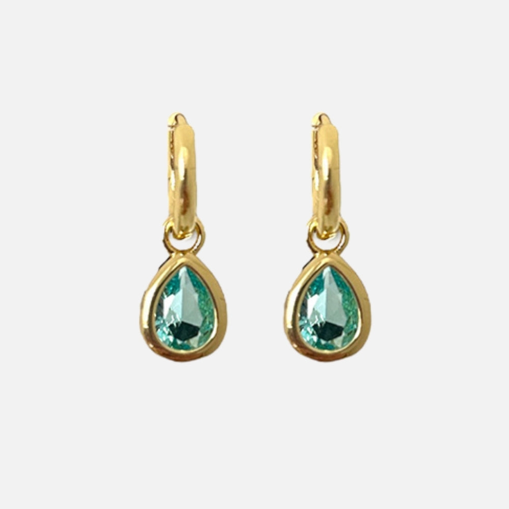 Azure d'or Hoops Turquoise