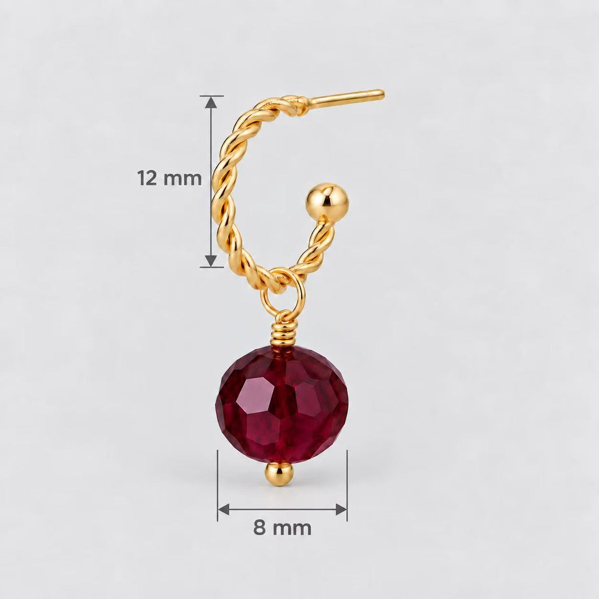 Rosèl Burgundy Red
