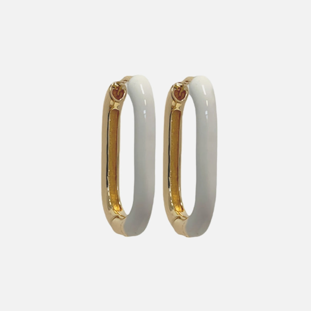 Liora White Opal Earrings