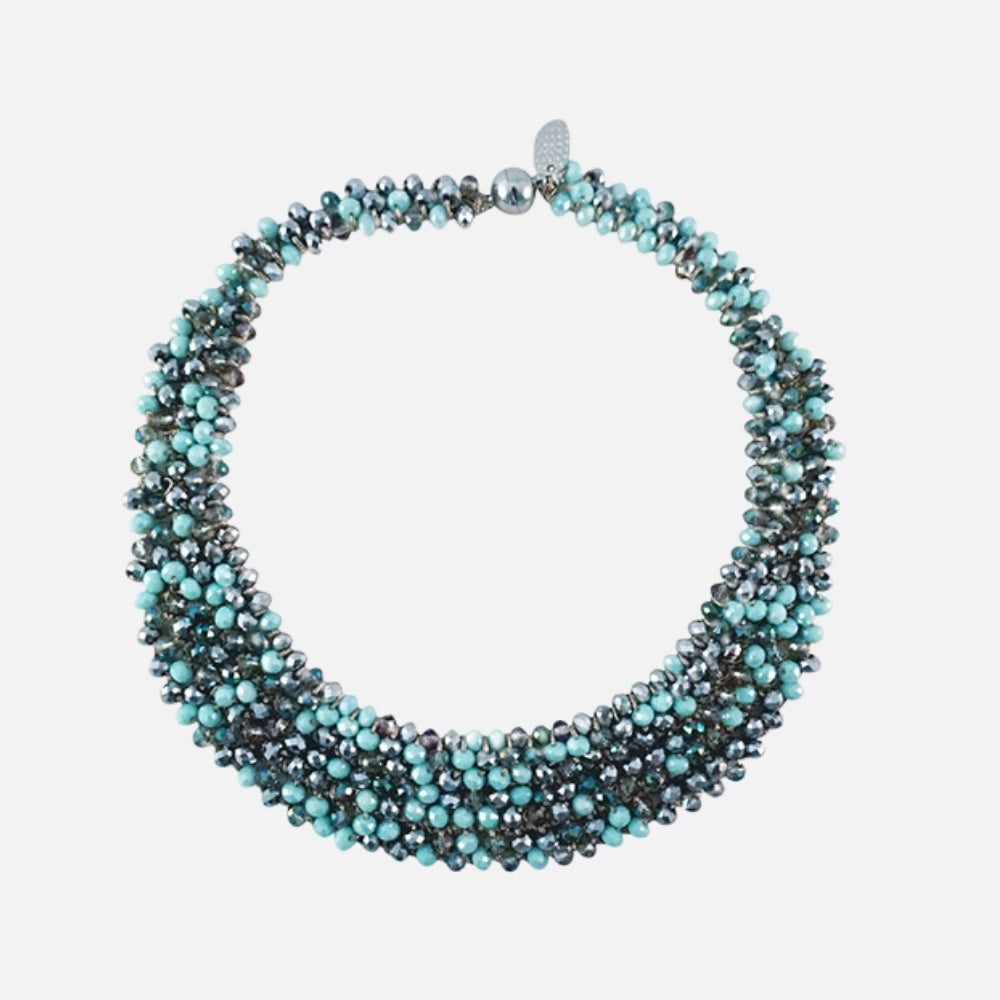 Turquoise Galaxy Cluster Necklace