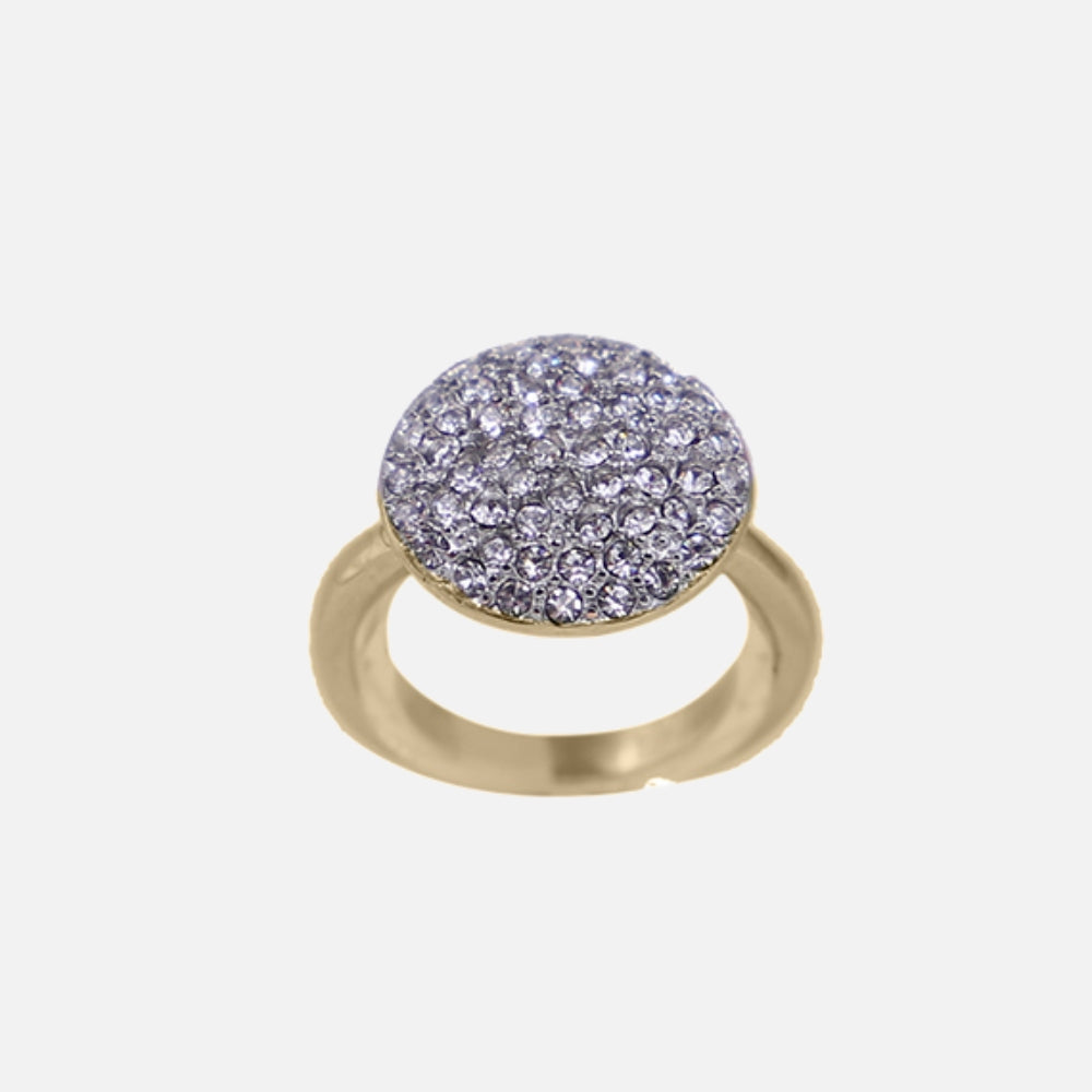 Pavé Cluster Ring Gold