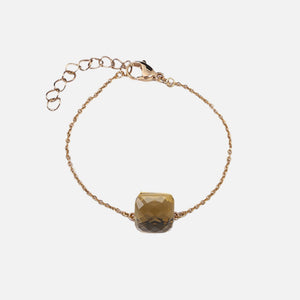 Vierkante Armband Bruin