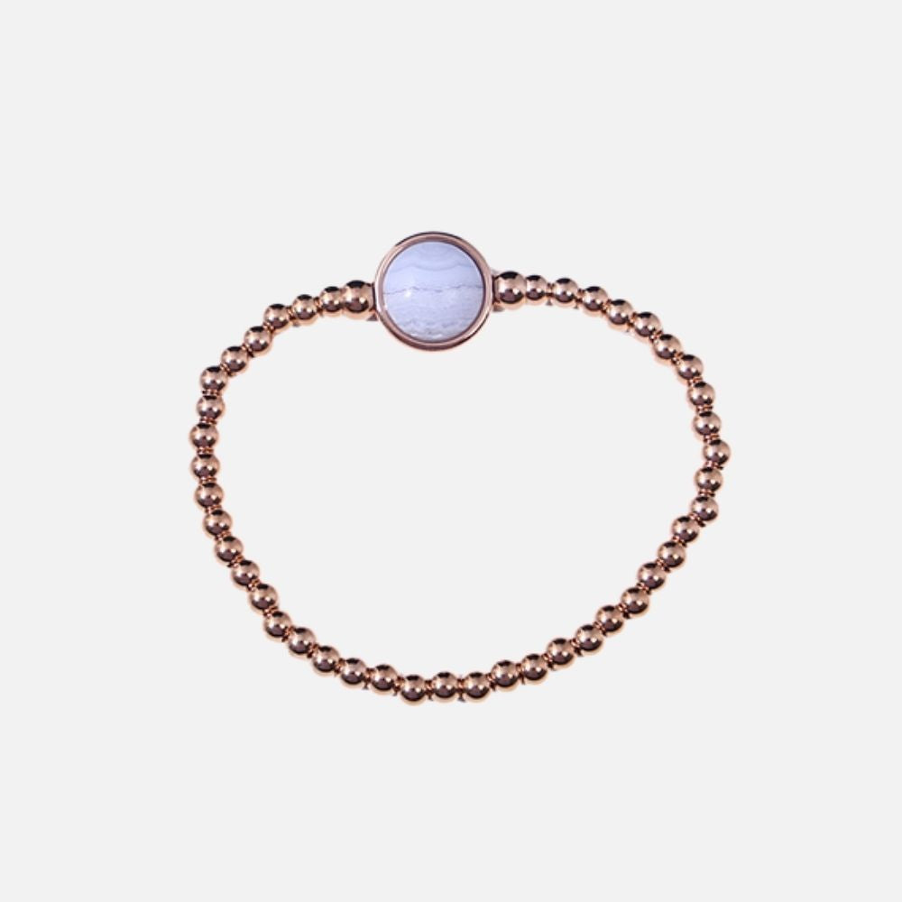Rose Sky Agate Bracelet