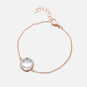 Rose Quartz Dew Bracelet