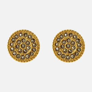 Midnight Sparkle Gold Earring