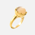 Amber Glow Orb Ring
