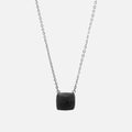 Square Link Silver Black