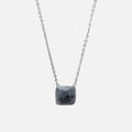 Square Link Silver Grey