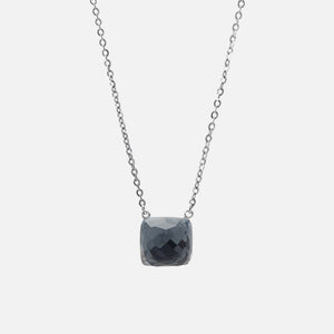 Square Link Silver Grey