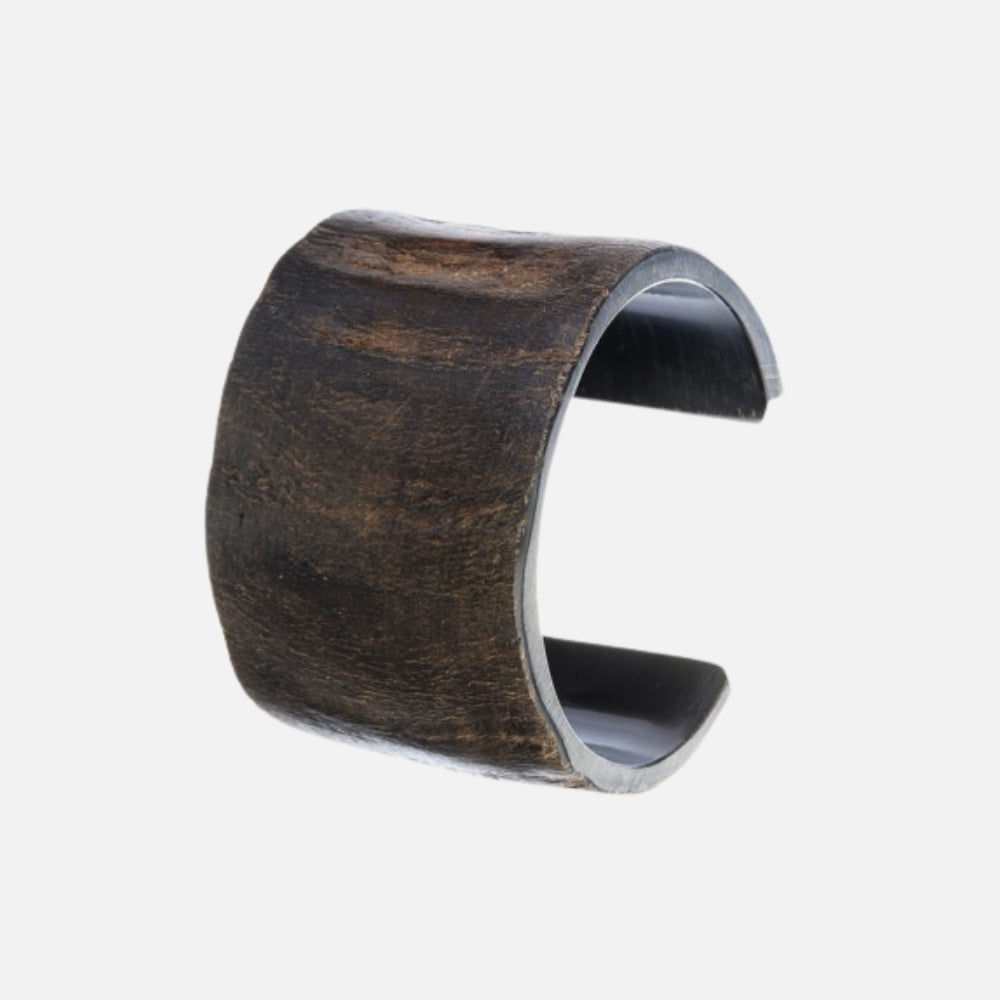 Dark Ebony Wood Statement Cuff