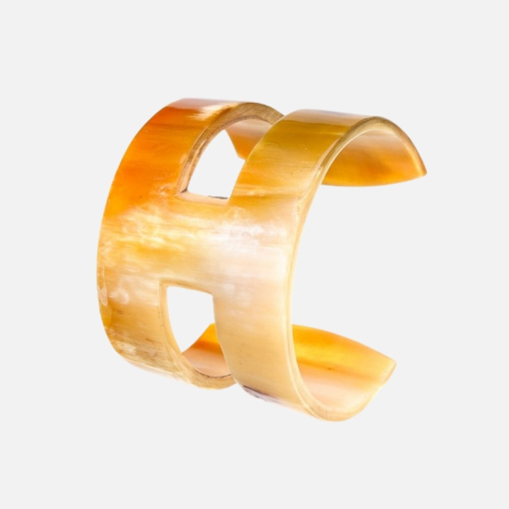Amber Horn Statement Cuff