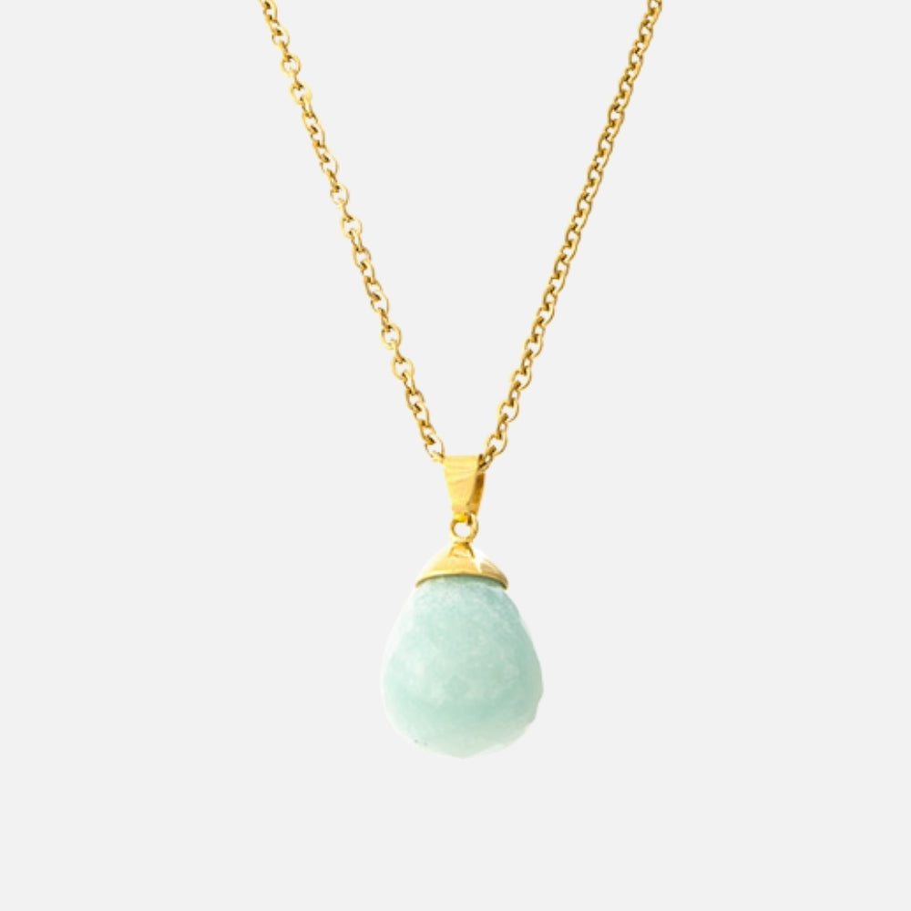 Mint Sorbet Drop Necklace