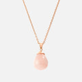 Blush Quartz Drop Necklace