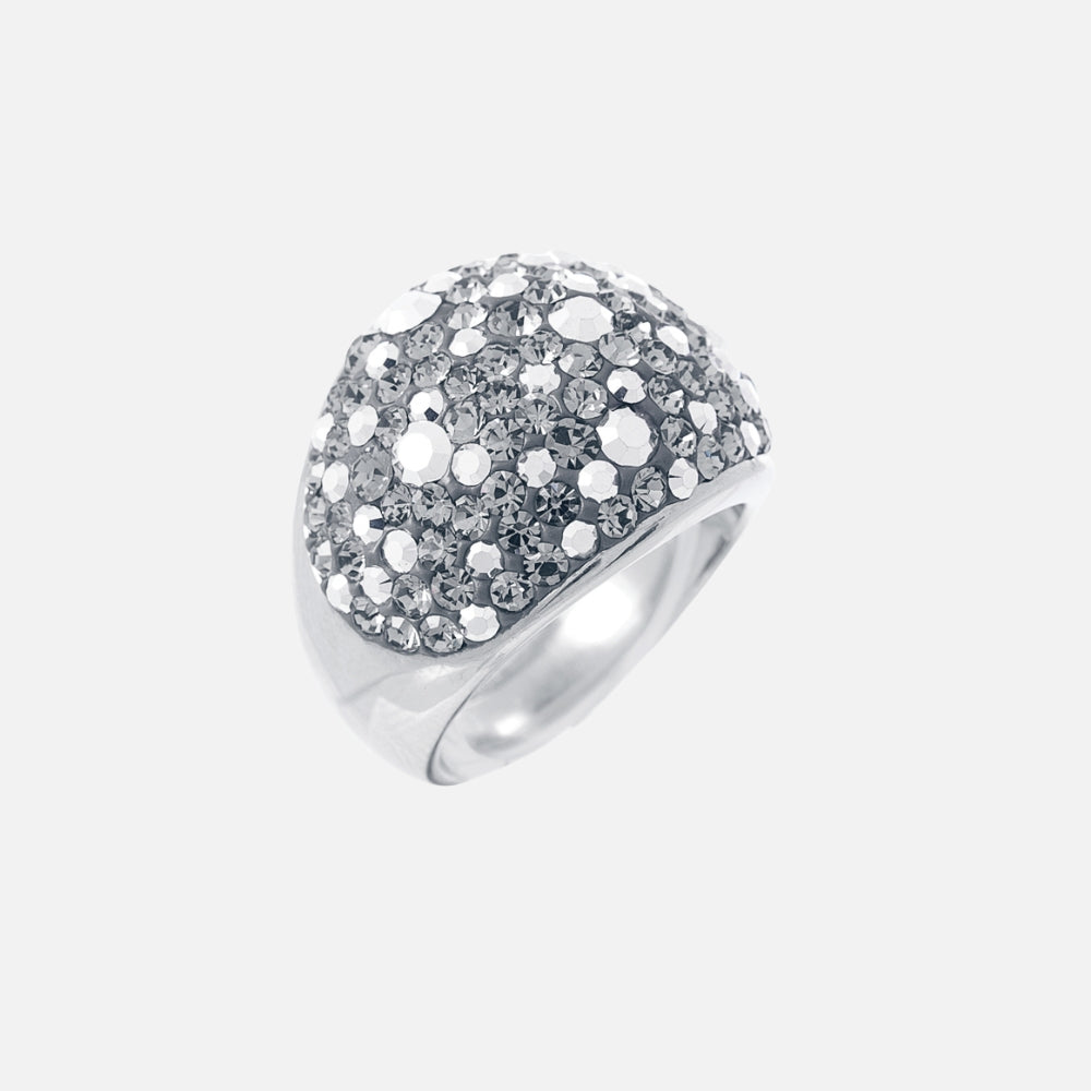 Stelle Crystal Pave Ring