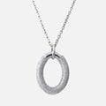 Sparkle Loops Necklace Silver