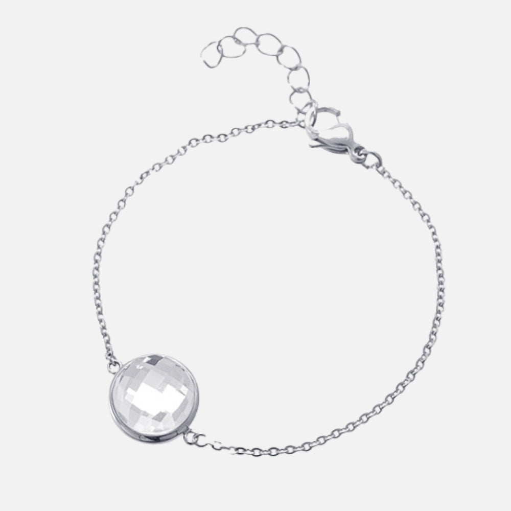 Crystal Charm Chain Bracelet