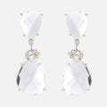 Crystal Blossom Drop Earrings